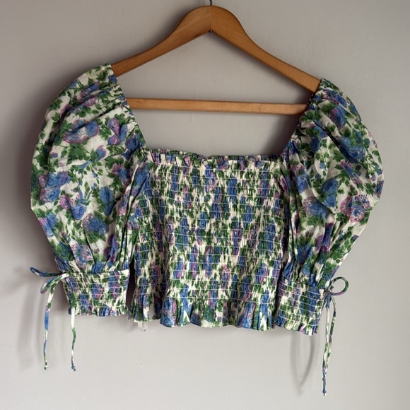 FOR LOVE & LEMONS Bridget Crop Top in Wisteria XS - Picture 3 of 10